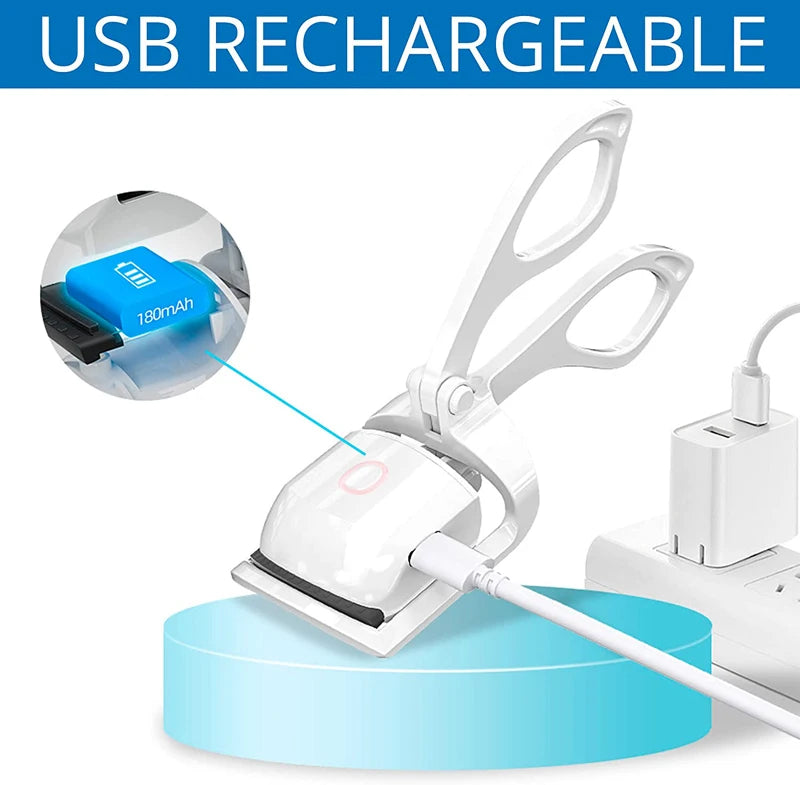 L’Allure Instantanée – Recourbe-Cils Chauffant USB