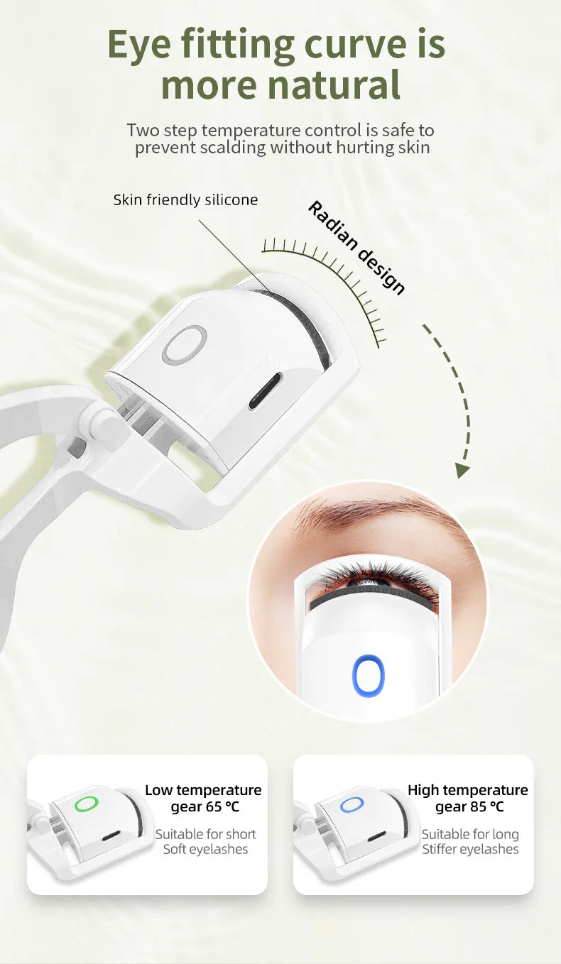 L’Allure Instantanée – Recourbe-Cils Chauffant USB