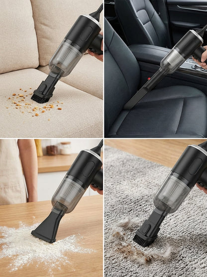 Mini Aspirateur Rechargeable – Maison & Voiture (2-en-1)