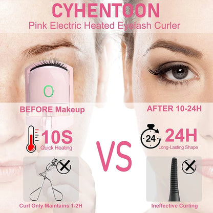 L’Allure Instantanée – Recourbe-Cils Chauffant USB