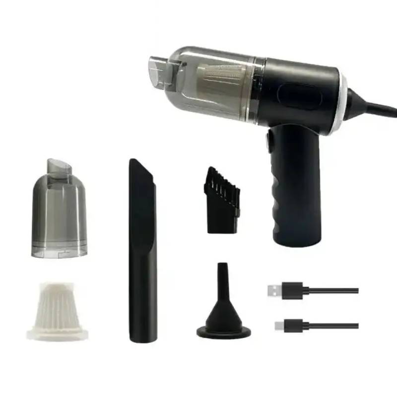 Mini Aspirateur Rechargeable – Maison & Voiture (2-en-1)