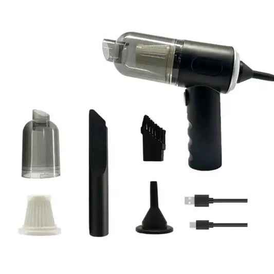 Mini Aspirateur Rechargeable – Maison & Voiture (2-en-1)
