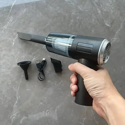 Mini Aspirateur Rechargeable – Maison & Voiture (2-en-1)